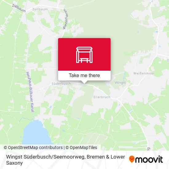 Wingst Süderbusch/Seemoorweg map