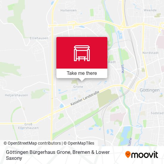 Göttingen Bürgerhaus Grone map