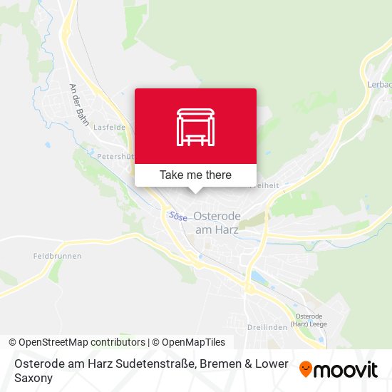 Osterode am Harz Sudetenstraße map