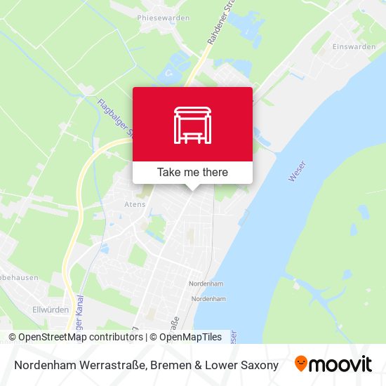 Nordenham Werrastraße map