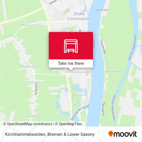 Kirchhammelwarden map