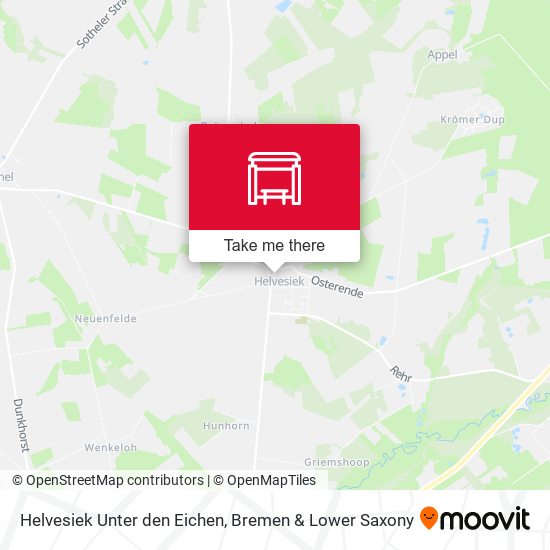 Helvesiek Unter den Eichen map