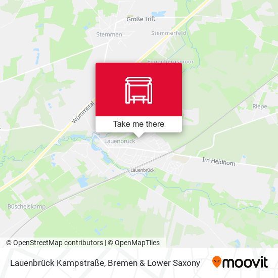 Lauenbrück Kampstraße map