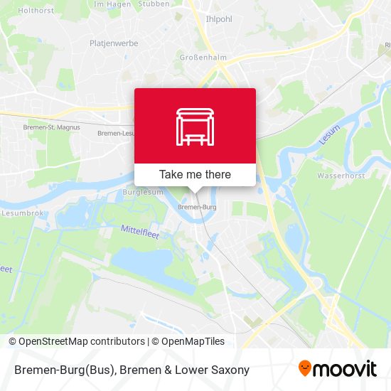 Bremen-Burg(Bus) map