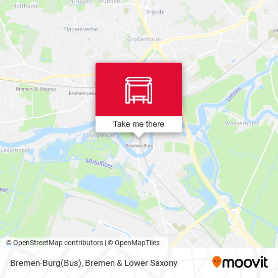 Bremen-Burg(Bus) map
