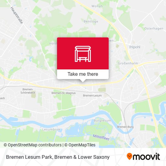 Bremen Lesum Park map