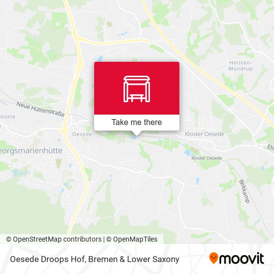 Oesede Droops Hof map