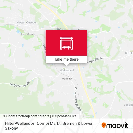 Карта Hilter-Wellendorf Combi Markt
