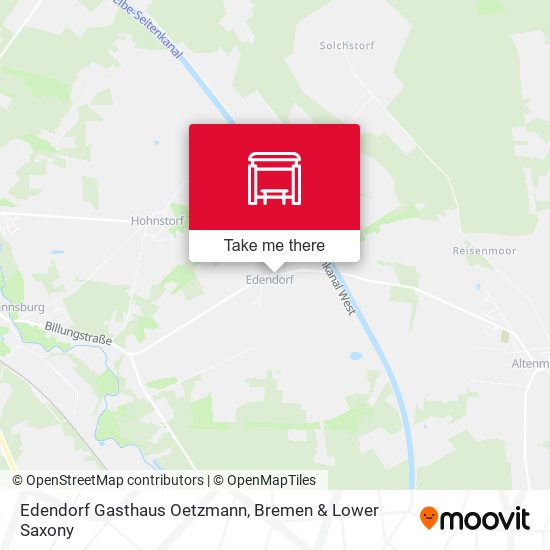 Edendorf Gasthaus Oetzmann map