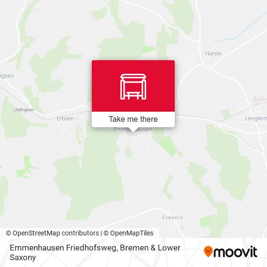 Emmenhausen Friedhofsweg map