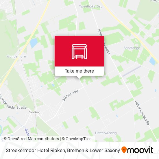 Streekermoor Hotel Ripken map