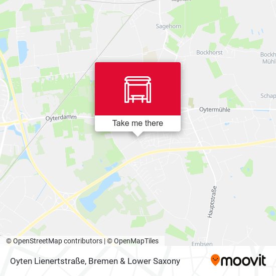 Oyten Lienertstraße map