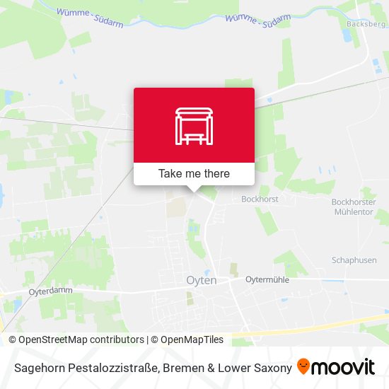 Sagehorn Pestalozzistraße map