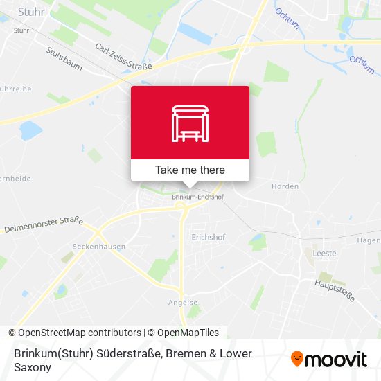Brinkum(Stuhr) Süderstraße map