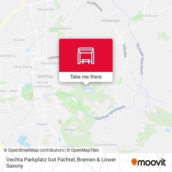 Vechta Parkplatz Gut Füchtel map