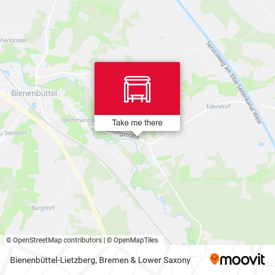Bienenbüttel-Lietzberg map