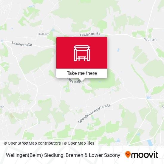 Wellingen(Belm) Siedlung map