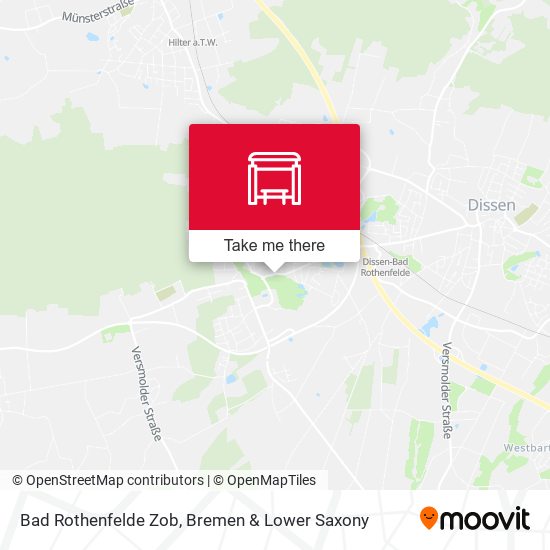 Bad Rothenfelde Zob map