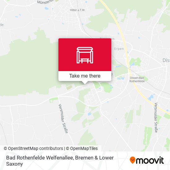 Bad Rothenfelde Welfenallee map