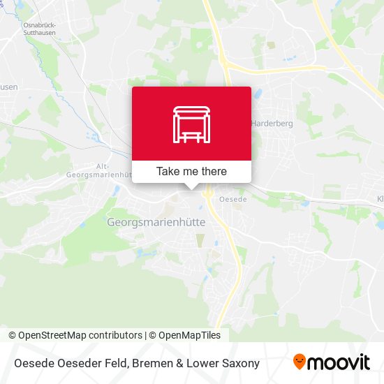Oesede Oeseder Feld map
