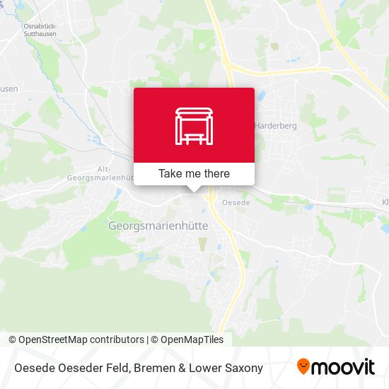 Oesede Oeseder Feld map