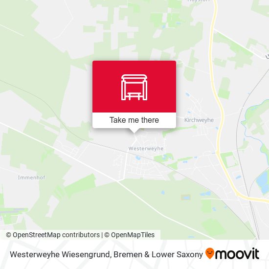 Westerweyhe Wiesengrund map