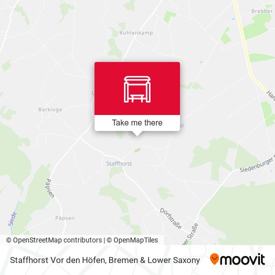 Staffhorst Vor den Höfen map