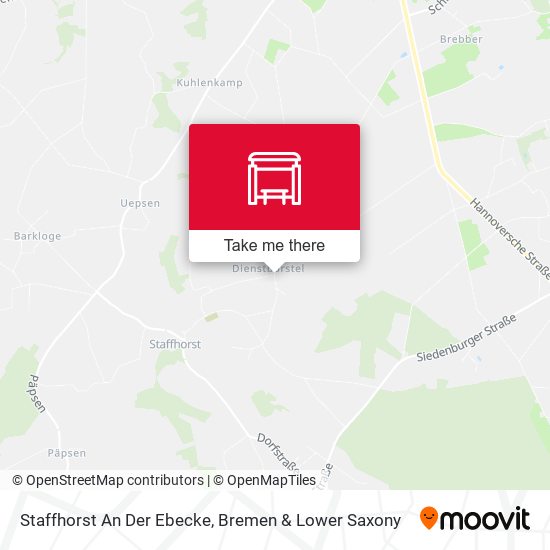 Staffhorst An Der Ebecke map