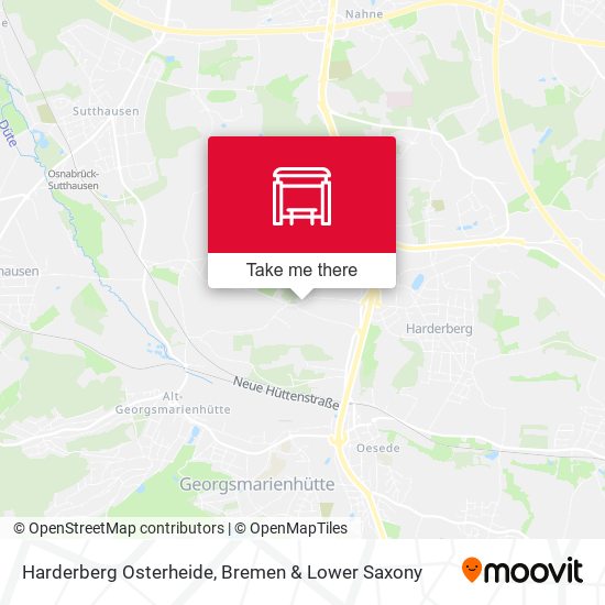 Harderberg Osterheide map