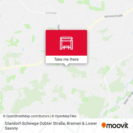 Glandorf-Schwege Dübter Straße map