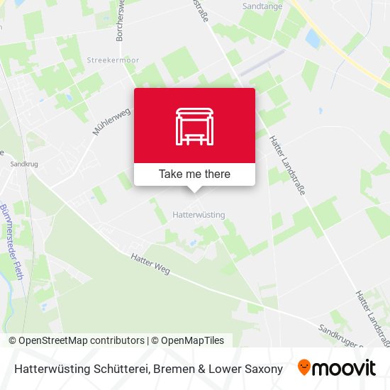 Hatterwüsting Schütterei map