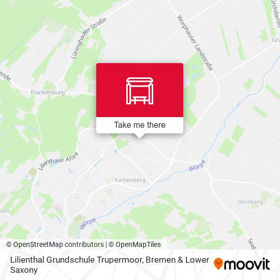 Lilienthal Grundschule Trupermoor map