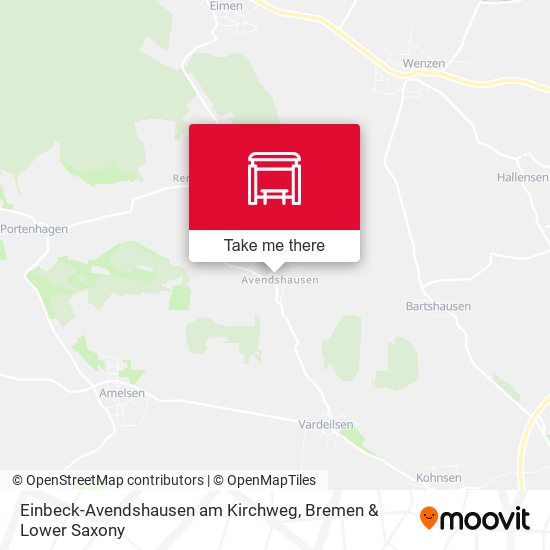 Einbeck-Avendshausen am Kirchweg map