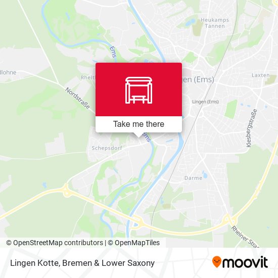 Lingen Kotte map