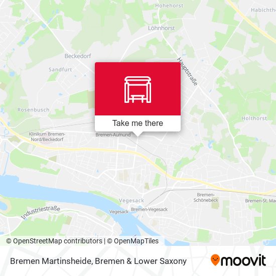 Bremen Martinsheide map