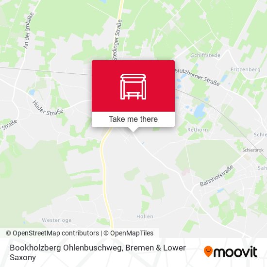 Bookholzberg Ohlenbuschweg map