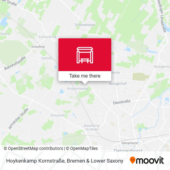 Hoykenkamp Kornstraße map