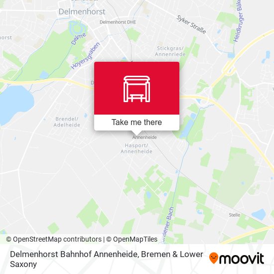 Delmenhorst Bahnhof Annenheide map