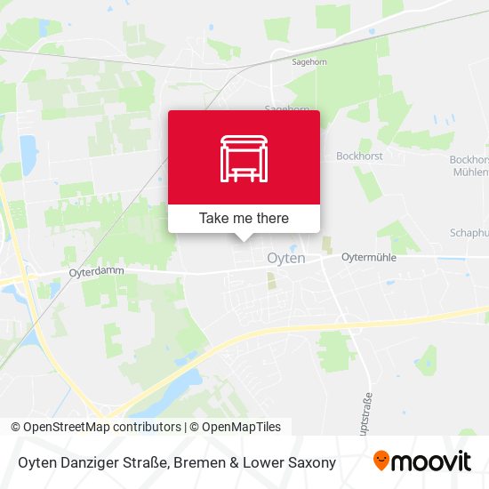 Oyten Danziger Straße map