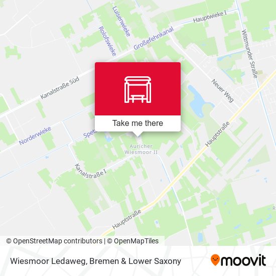 Wiesmoor Ledaweg map