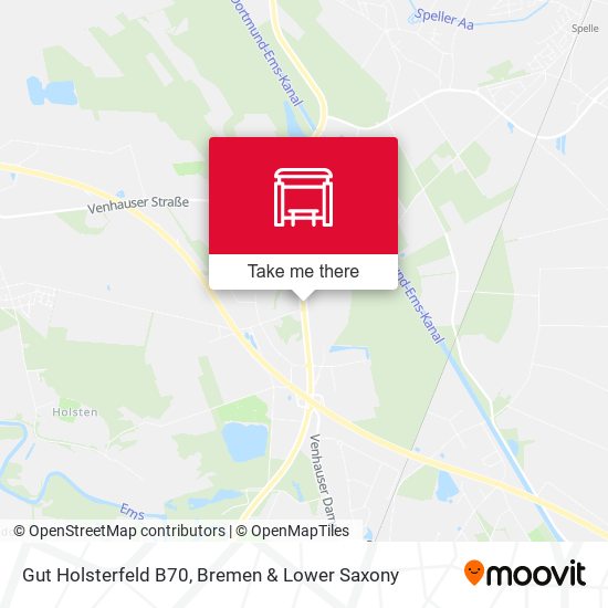 Gut Holsterfeld B70 map