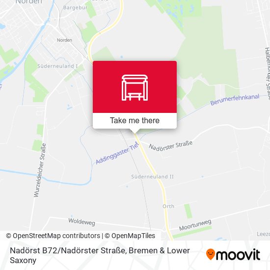 Nadörst B72/Nadörster Straße map