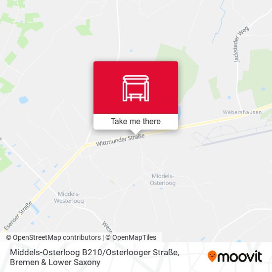 Middels-Osterloog B210 / Osterlooger Straße map