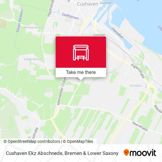 Cuxhaven Ekz Abschnede map