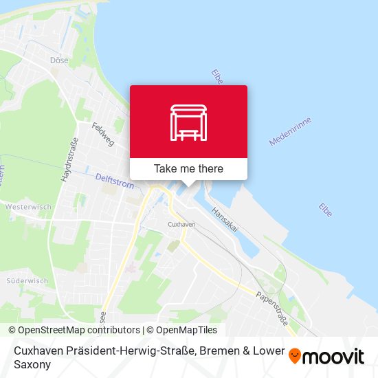 Cuxhaven Präsident-Herwig-Straße map