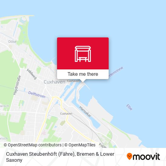 Cuxhaven Steubenhöft (Fähre) map