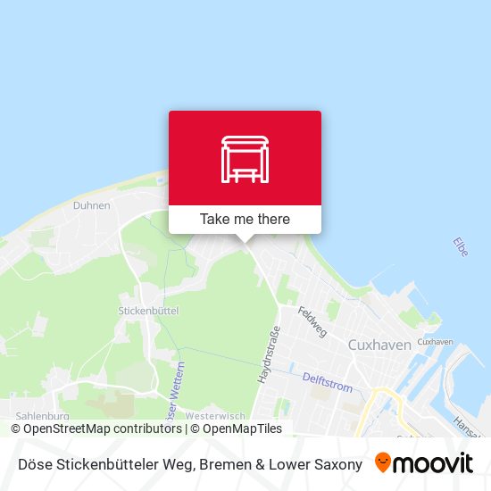 Döse Stickenbütteler Weg map