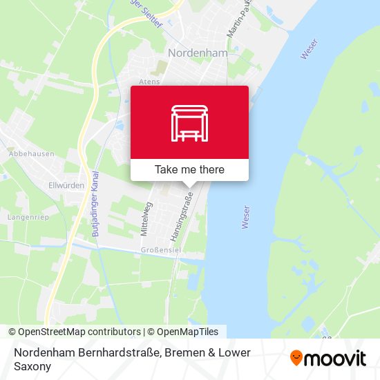 Nordenham Bernhardstraße map