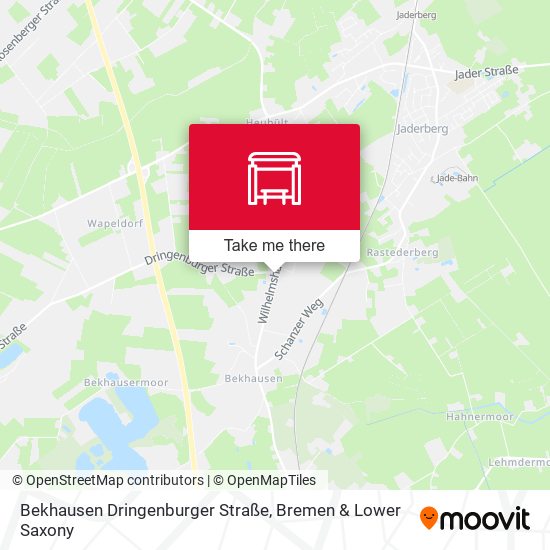Bekhausen Dringenburger Straße map