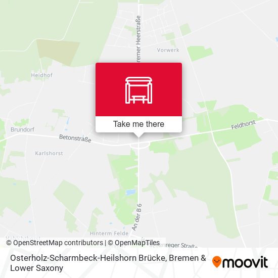Osterholz-Scharmbeck-Heilshorn Brücke map
